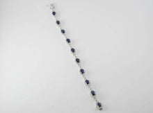 Princess Diana Sapphire Tennis Bracelet - Wrist