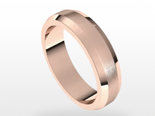 Men's Beveled Edge Wedding Band - Rings