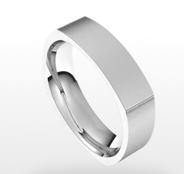 Men's Square Comfort Fit - Rings