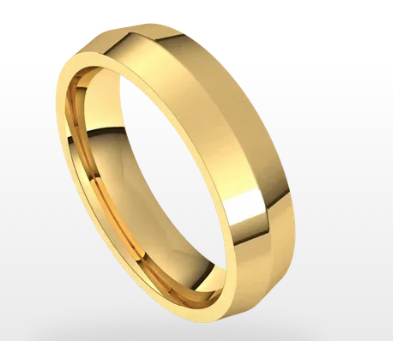 Knife Edge Comfort fit - Rings