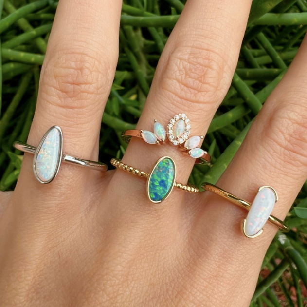 Australian Opal Ring - Rings