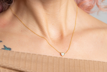 Australian Heart Opal Necklace - Necklaces