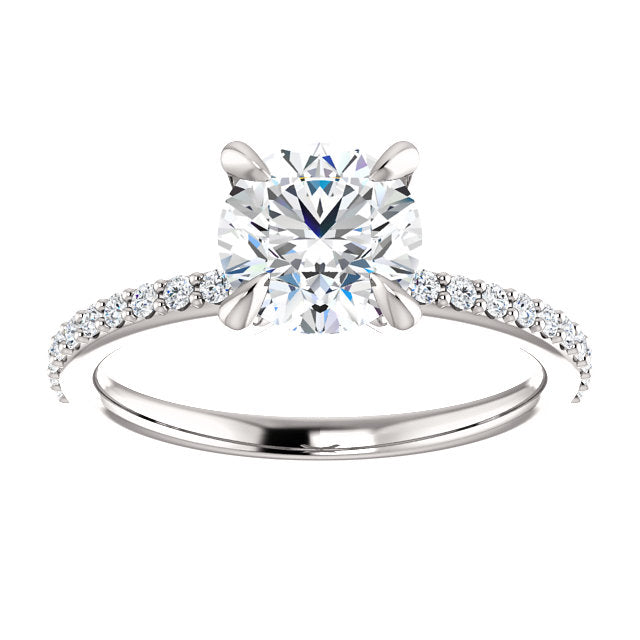 Cecelie Solitaire Diamond Wedding Set - Rings