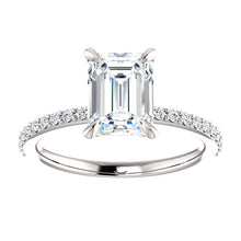 Angelina Emerald Cut Diamond Ring - Rings