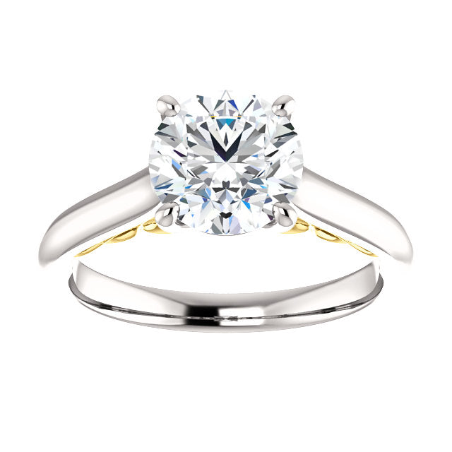 1.5CT Moissanite Solitaire Ring - Rings