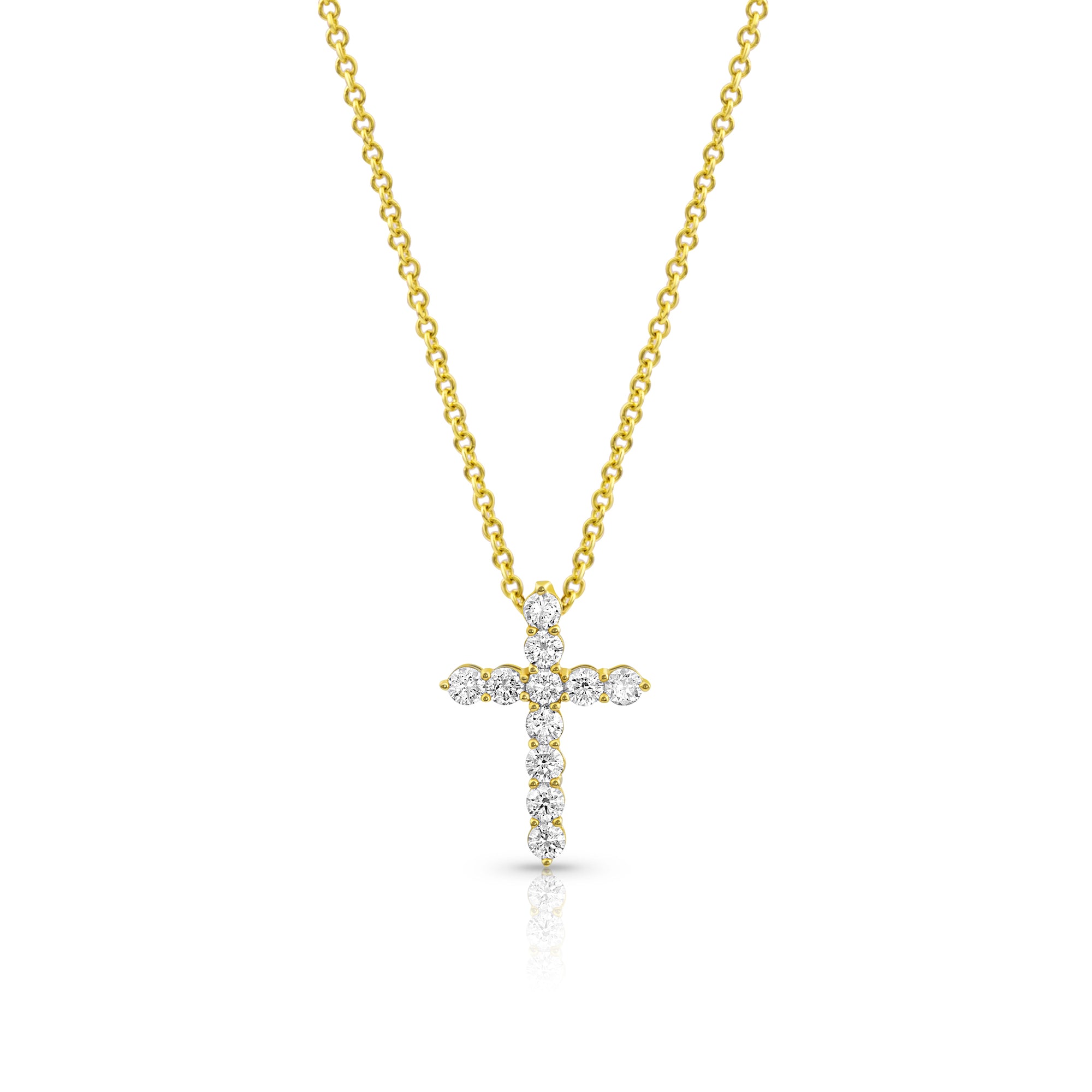 Rosemary Diamond Cross Necklace - Necklace
