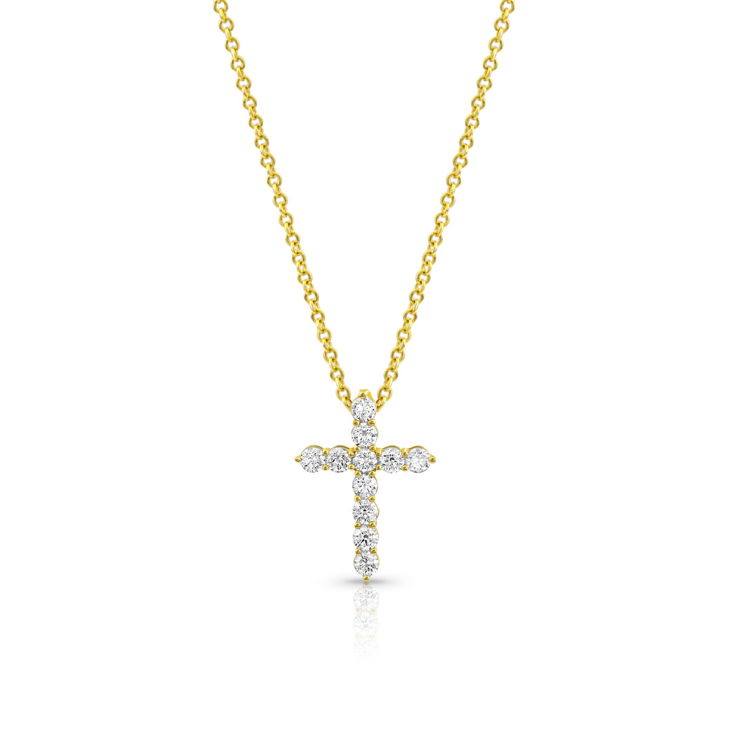Rosemary Diamond Cross Necklace - Necklace