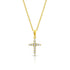 Diamond Cross Pendant - Necklace