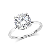 4 Prong Round Solitaire Engagement Ring - Rings