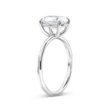 2.50 Carat Oval Solitaire Moissanite Ring - Rings