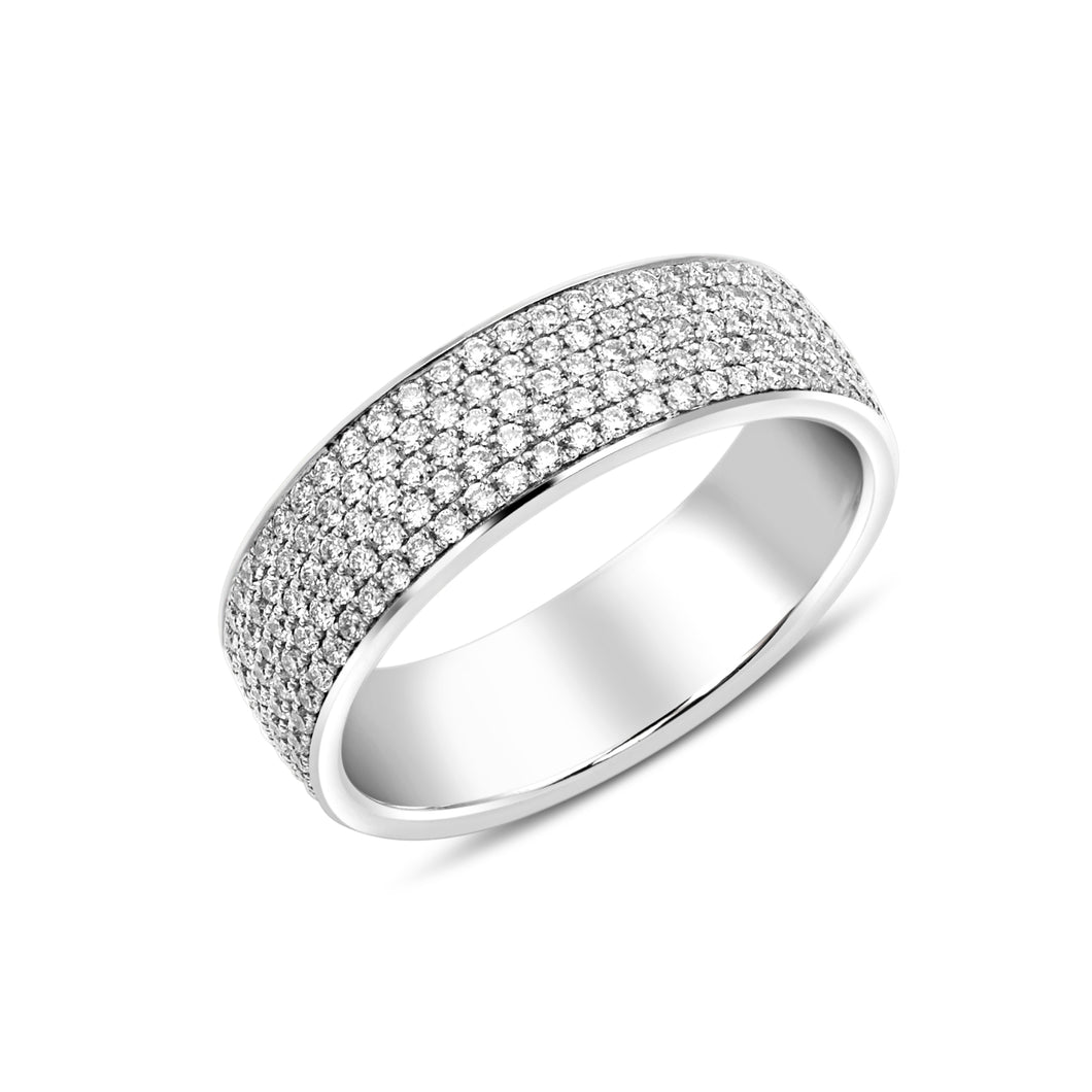 Pave Diamond Eternity Ring - Rings