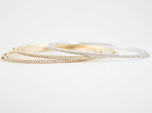 Tri-Color Eternity Diamond Bangles - Wrist