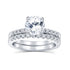 White Sapphire Engagement Ring - Rings