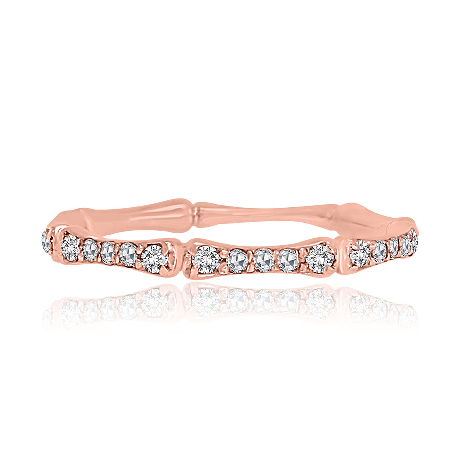 Rose Cut Diamond Wedding Band | Vintage Inspired - Rings