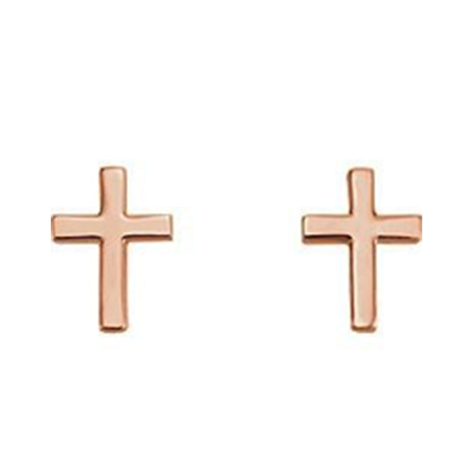 Simple Cross Earrings - Earrings