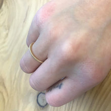 Thin Rope Stacking Ring - Rings