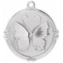 Butterfly Medallion Necklace - Necklace