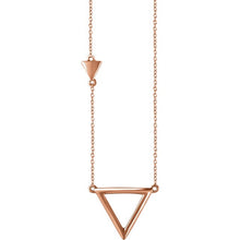 Three Makes a Tribe Triangle Necklace - Necklace