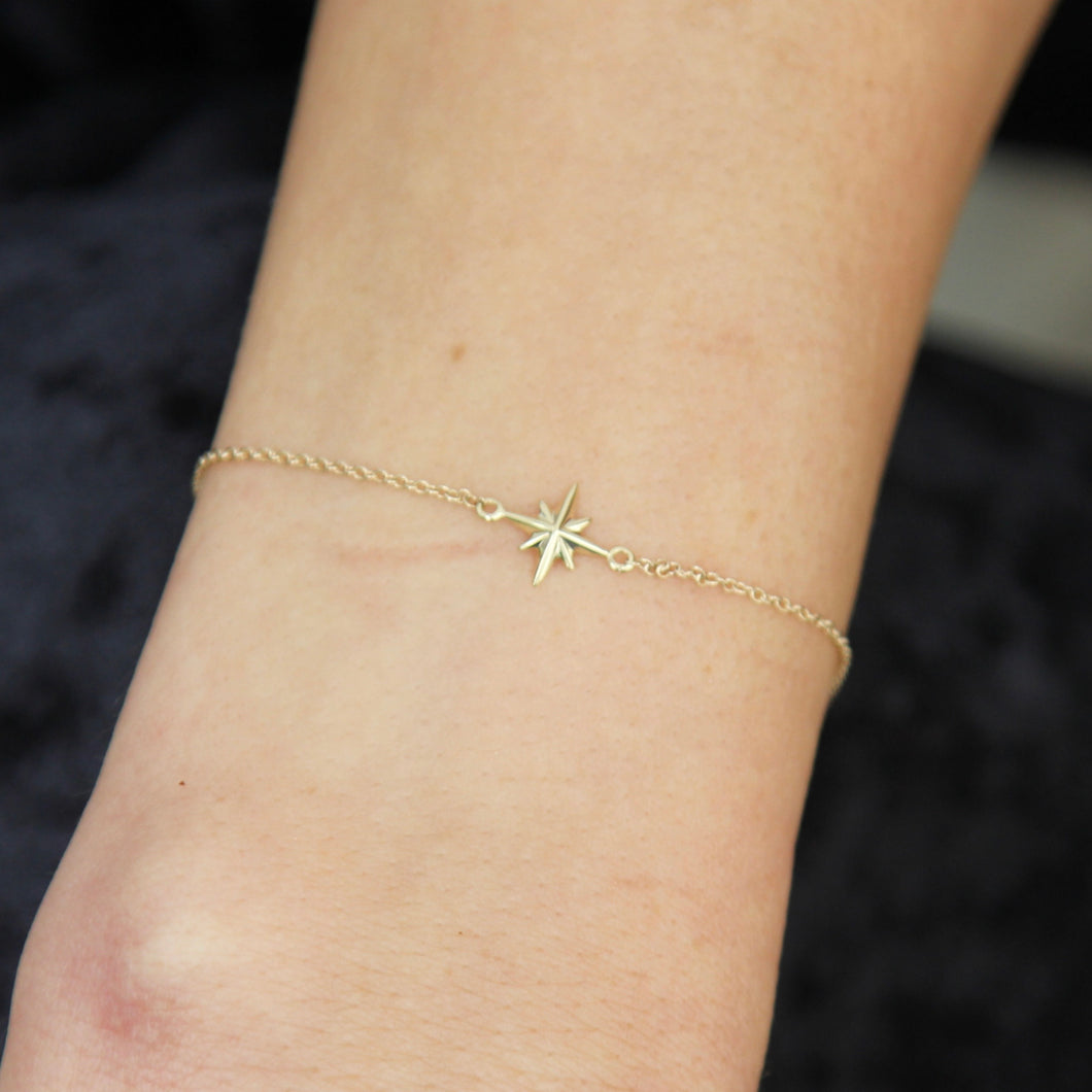 North Star Bracelet - wrist