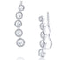 Lex Rose Cut Diamond Ear Climbers - Earrings