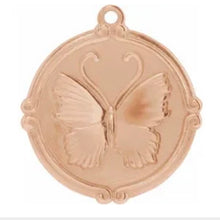 Butterfly Medallion Necklace - Necklace