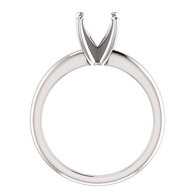 Classic 1 Carat Diamond Solitaire with Four Prongs - Engagement Rings