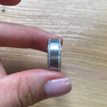 Beveled Edge Diamond Ring - Rings
