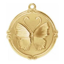 Butterfly Medallion Necklace - Necklace