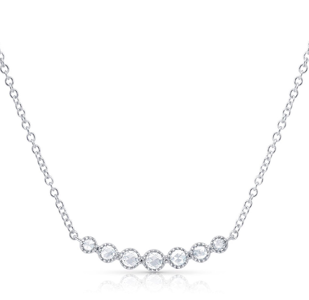 Jennifer Rose Cut Diamond Necklace - Necklace