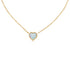 Australian Heart Opal Necklace - Necklaces