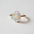 Arielle Diamond Opal Ring - Rings