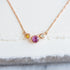 Pink Sapphire and Opal Necklace - Necklace
