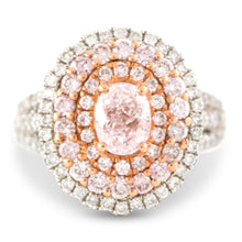 Charlotte Oval Pink Diamond Ring - Rings