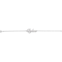 Script Name Plate Bracelet - Wrist