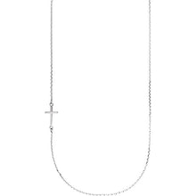 Sideways Cross Necklace - Necklace
