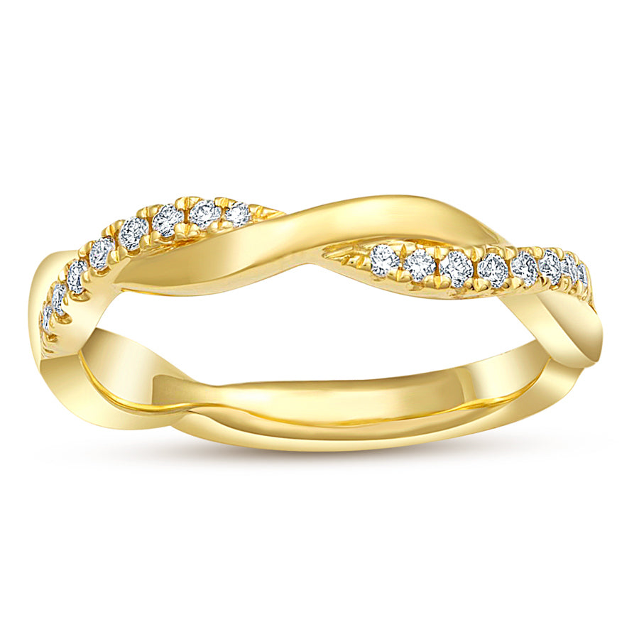 Twist Diamond Ring - Ring