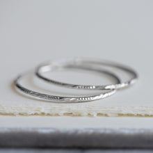 Glitzy White Gold Hoop Earrings - Earrings